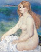 Pierre-Auguste Renoir La baigneuse blonde oil on canvas